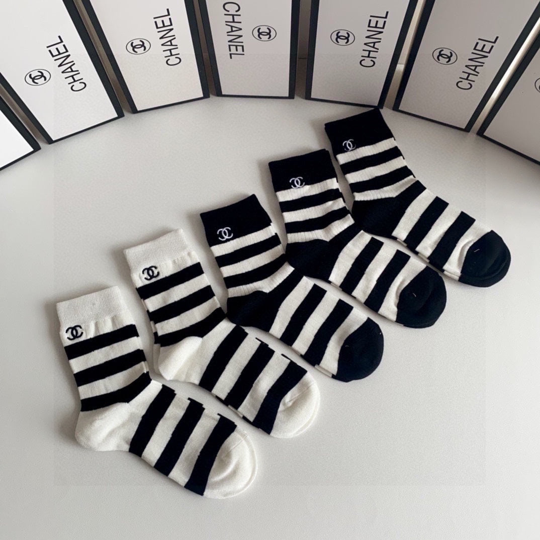 CHANEL LOW-CUT SOCKS 425654( 1 BOX )