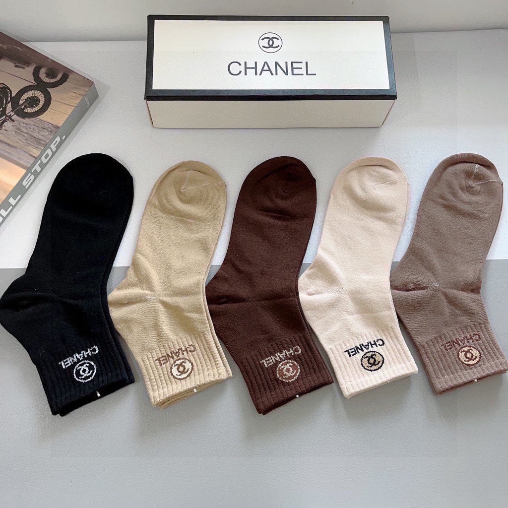 CHANEL LOW-CUT SOCKS 419061 (1 BOX )