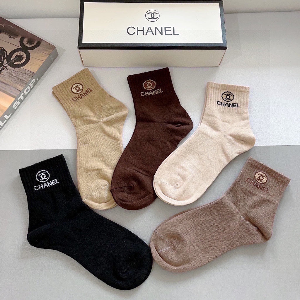 CHANEL LOW-CUT SOCKS 419061 (1 BOX )