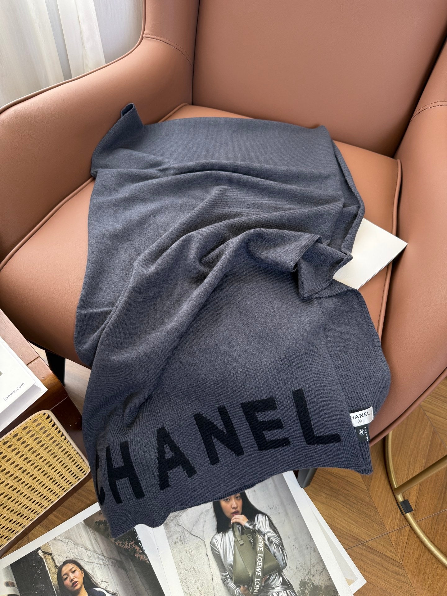 CHANEL 25S SCARF 170 CM IN CASHMERE 943080