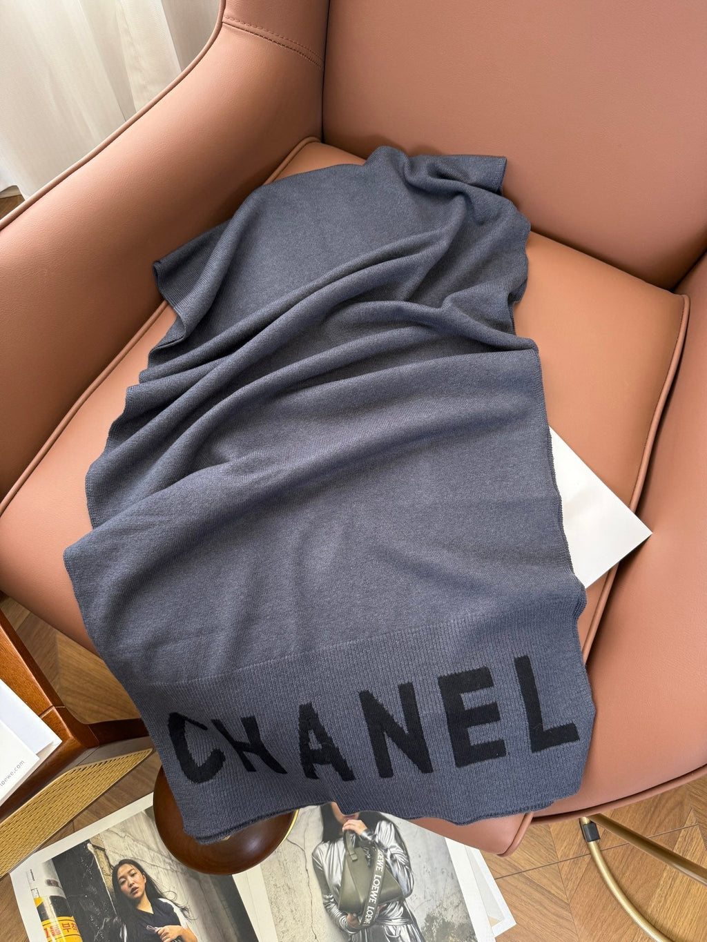 CHANEL 25S SCARF 170 CM IN CASHMERE 943080