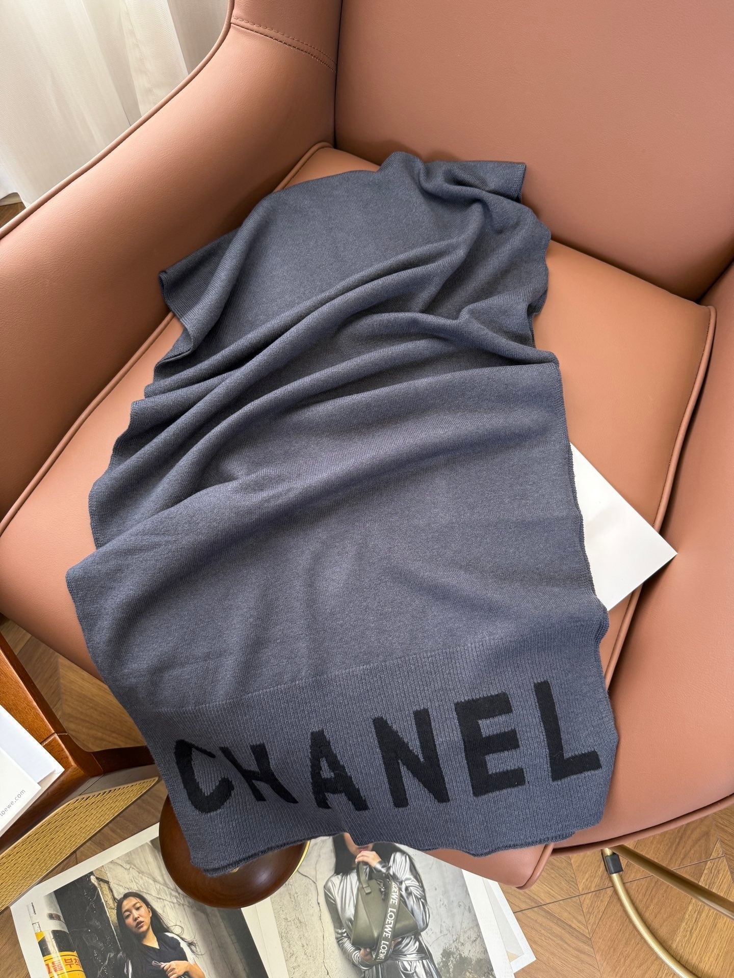 CHANEL 25S SCARF 170 CM IN CASHMERE 943080