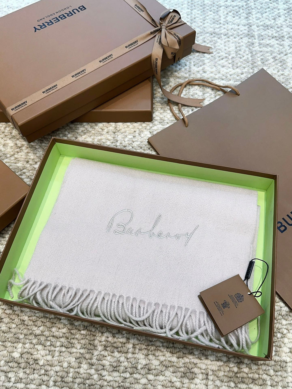 BBR SCARF 190 CM IN CASHMERE 525905