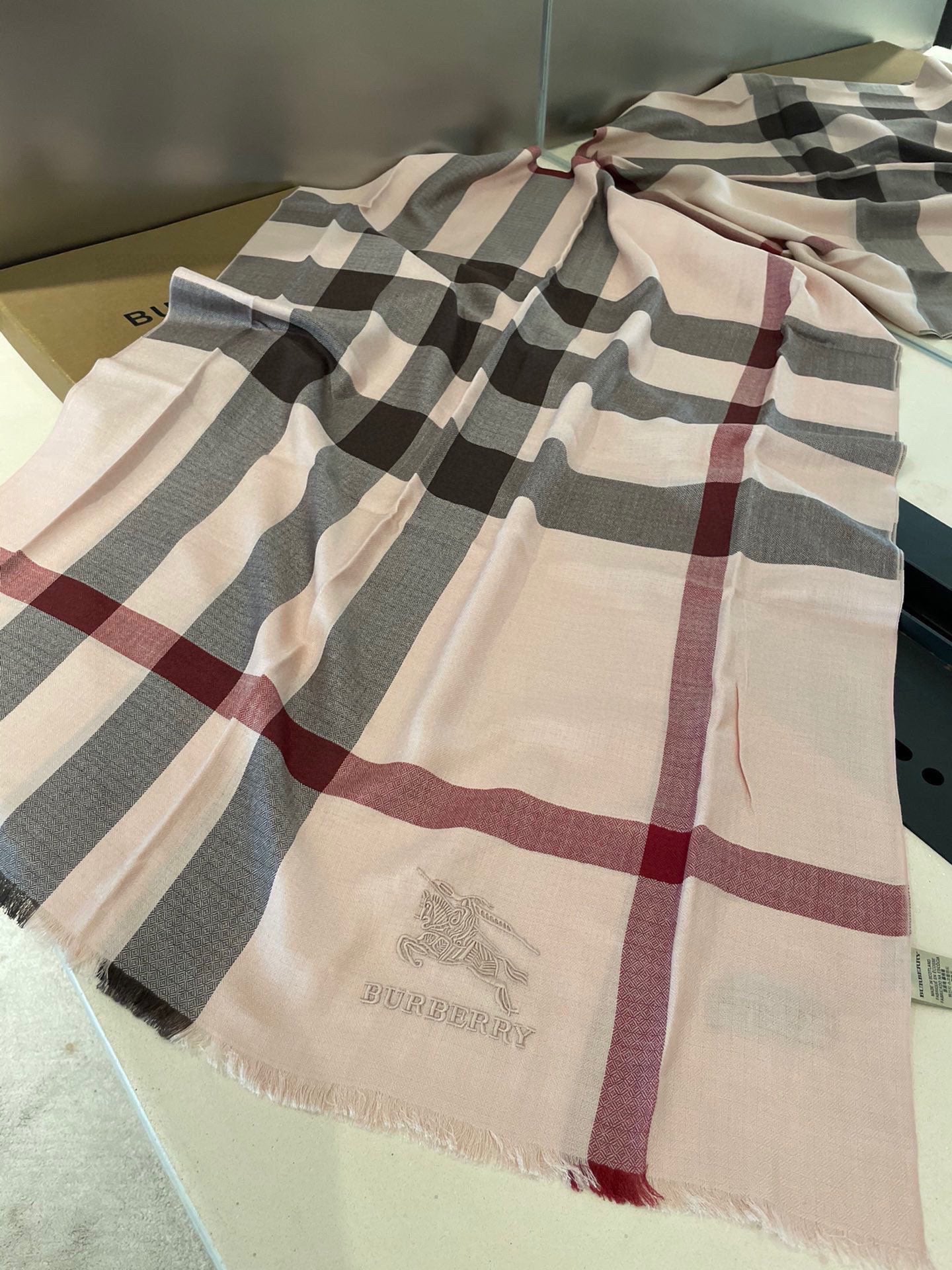 BBR SCARF 200 CM IN CASHMERE 538338