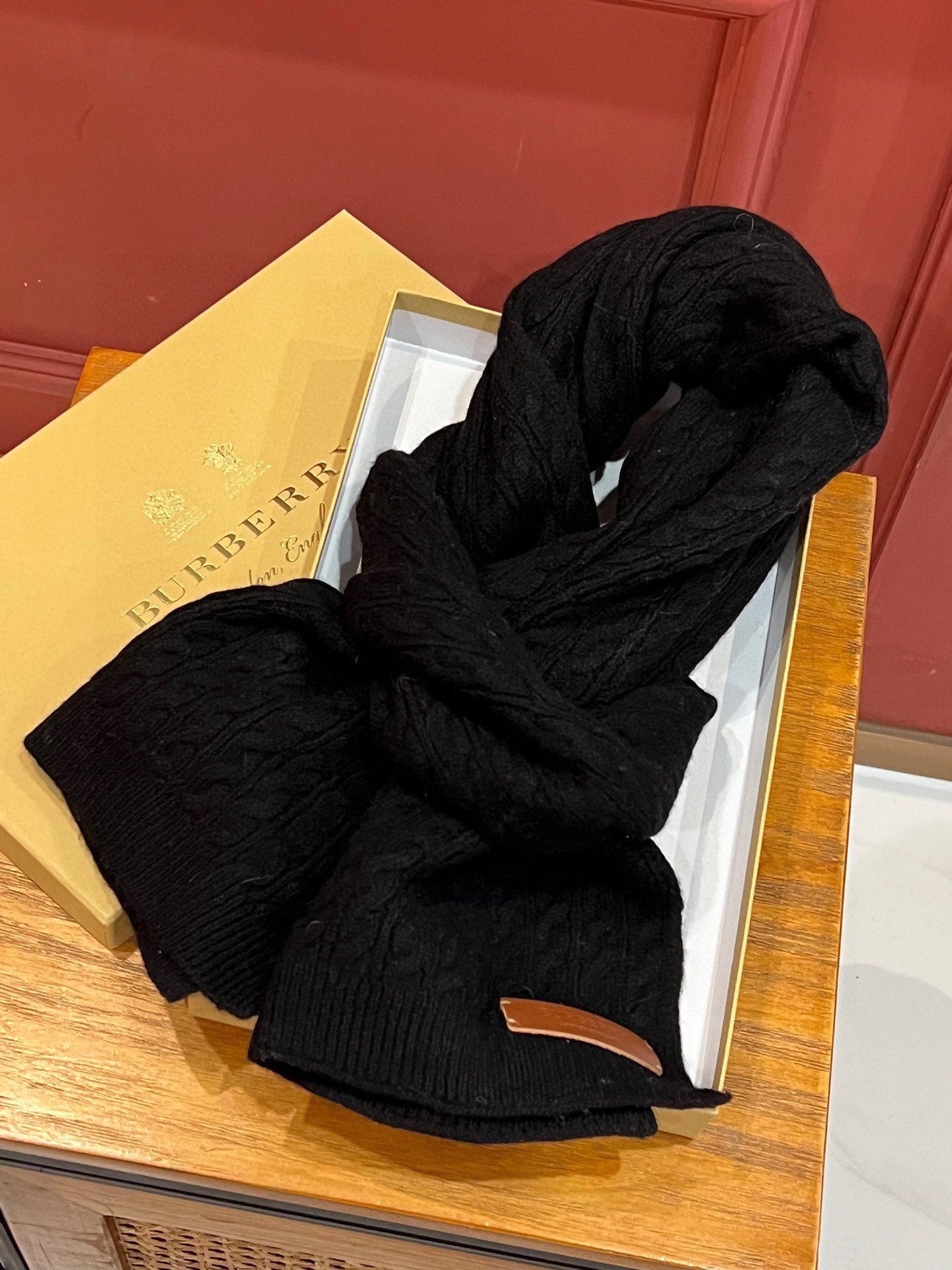 BBR SCARF 170 CM IN WOOL MIX CASHMERE 489017