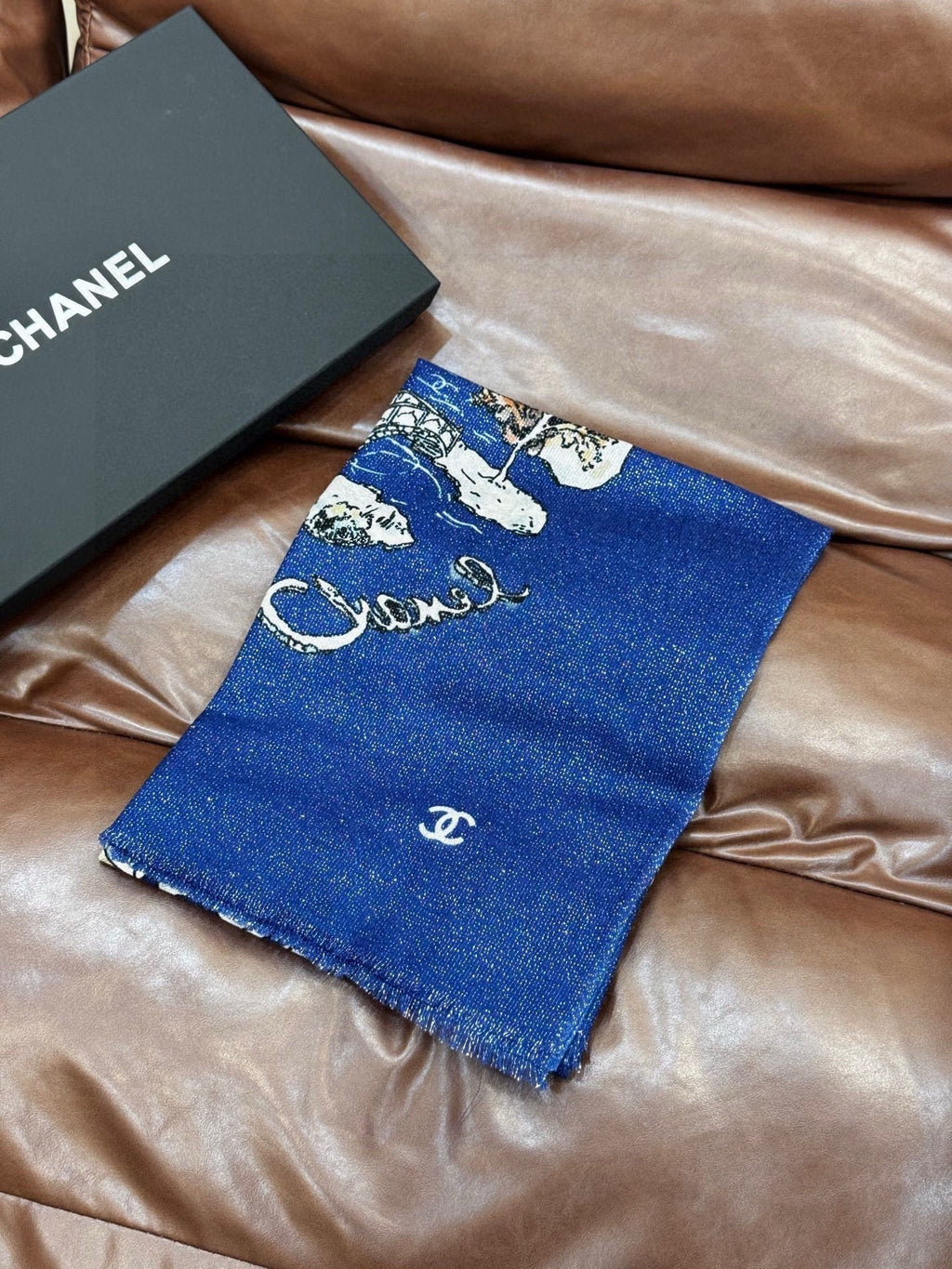 CHANEL 25S SCARF 200 CM IN CASHMERE 941753