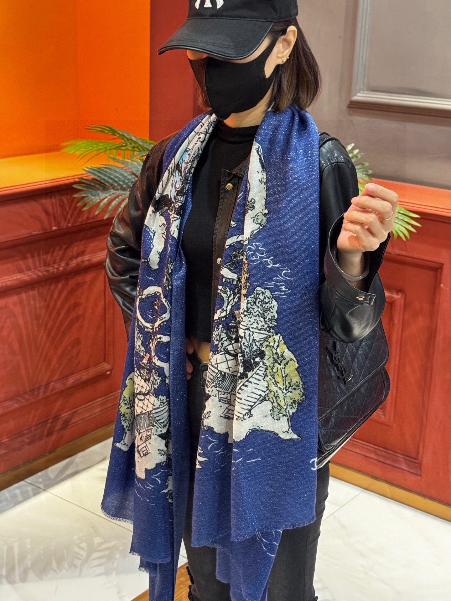 CHANEL 25S SCARF 200 CM IN CASHMERE 941753