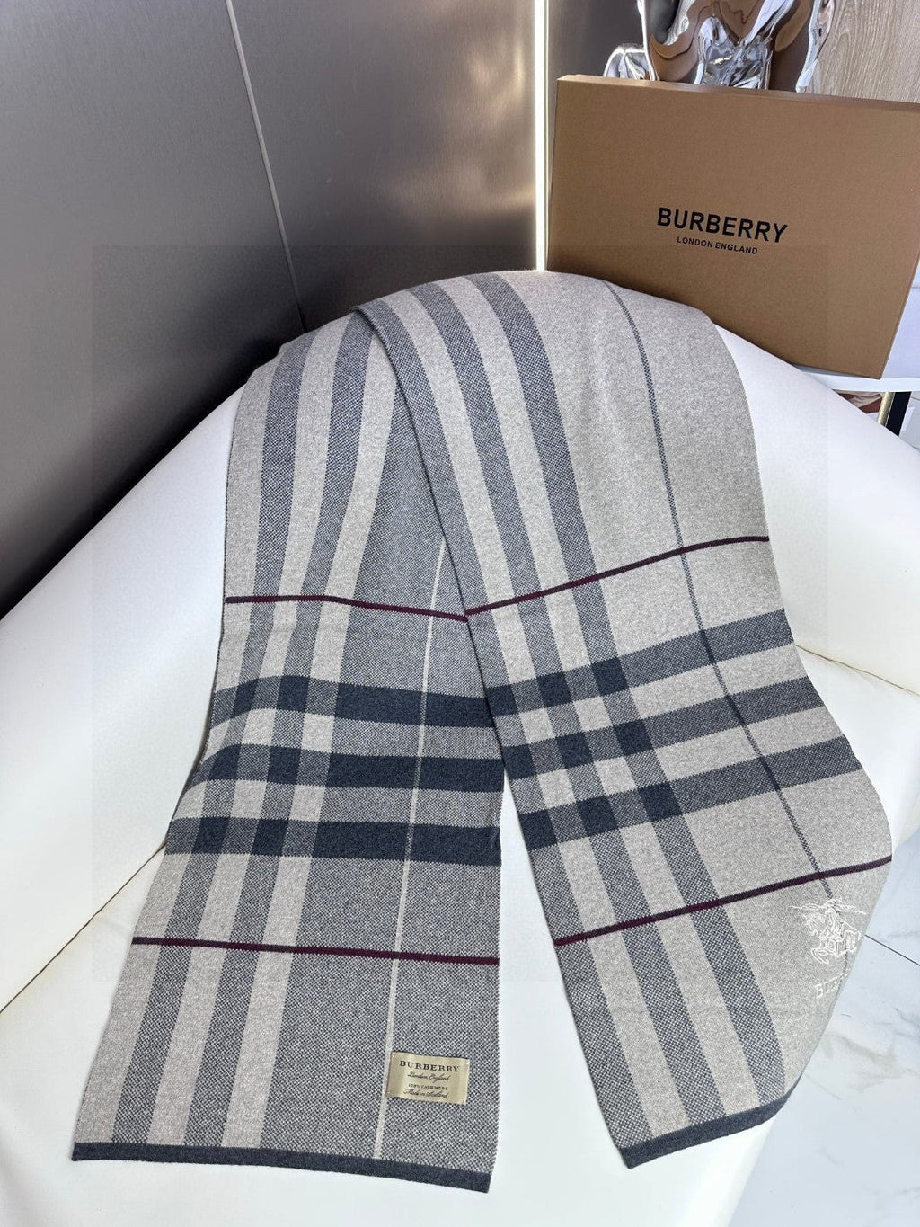 BBR SCARF 180 CM IN CASHMERE 730657