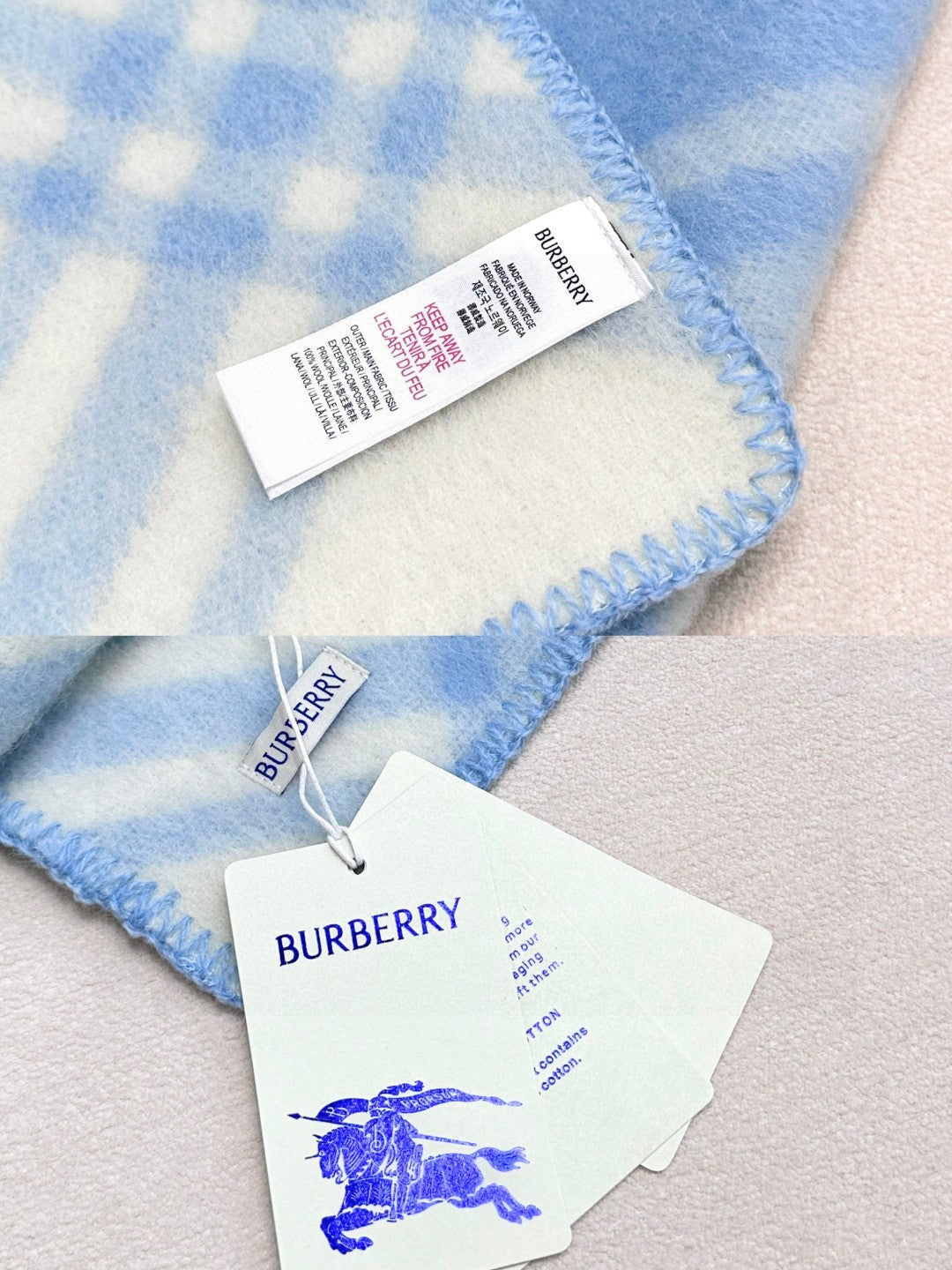 BBR SCARF 182 CM IN CASHMERE 715581