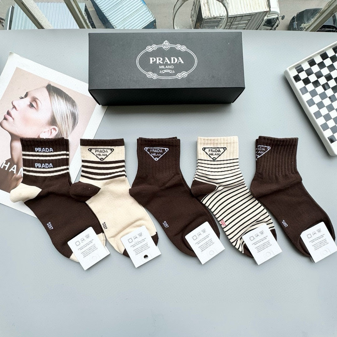 CHANEL LOW-CUT SOCKS 416045 ( 1 BOX )