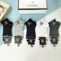 CHANEL LOW-CUT SOCKS 417401 ( 1 BOX )