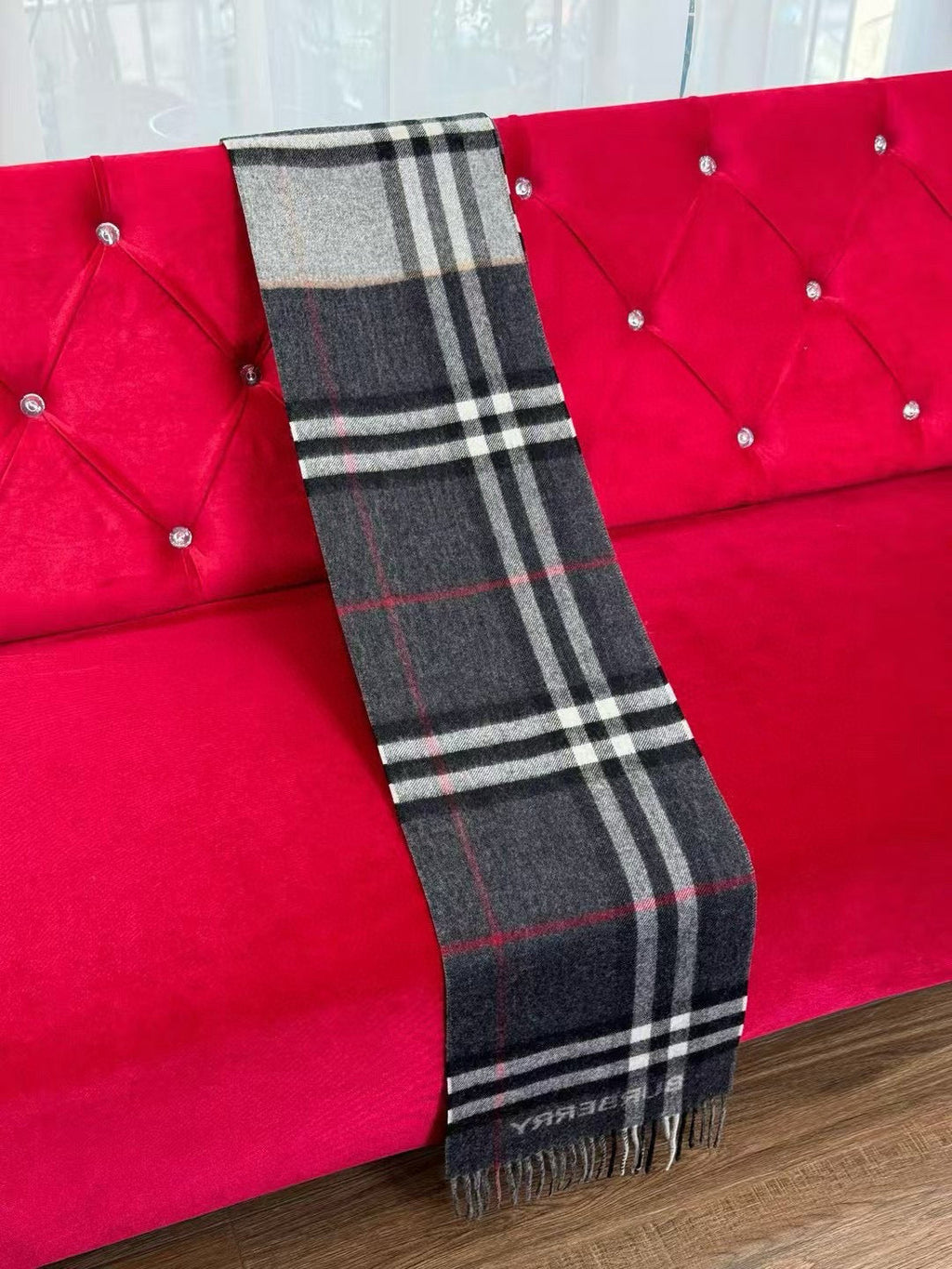 BBR SCARF 168 CM IN CASHMERE 540611