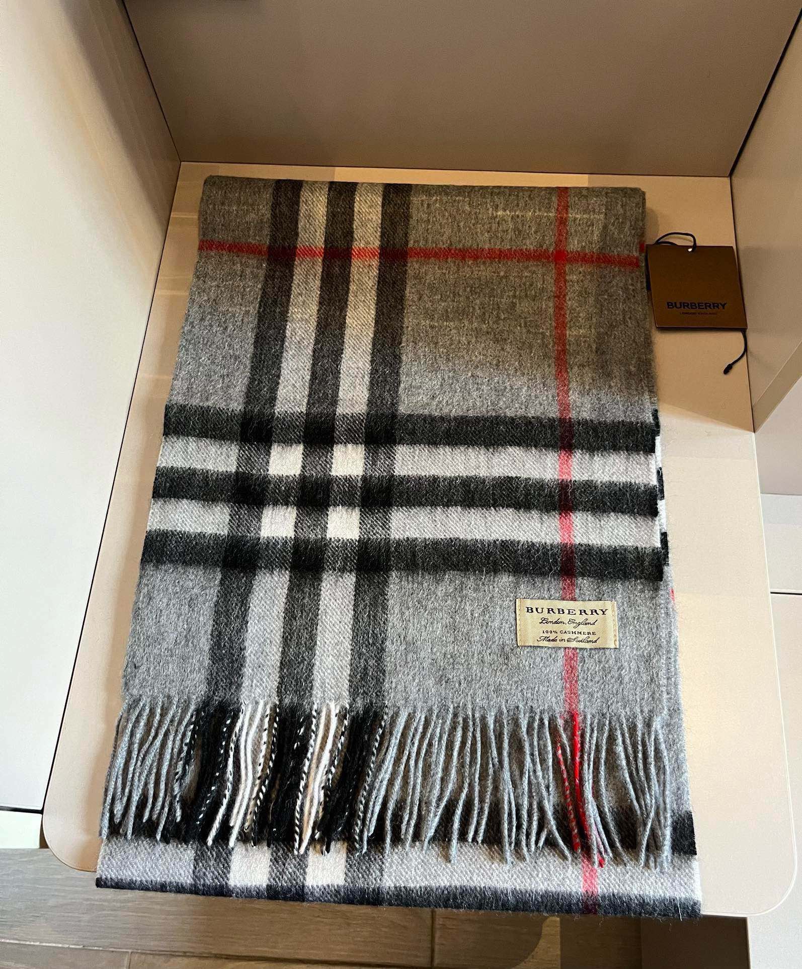 BBR SCARF 180 CM IN CASHMERE 481411