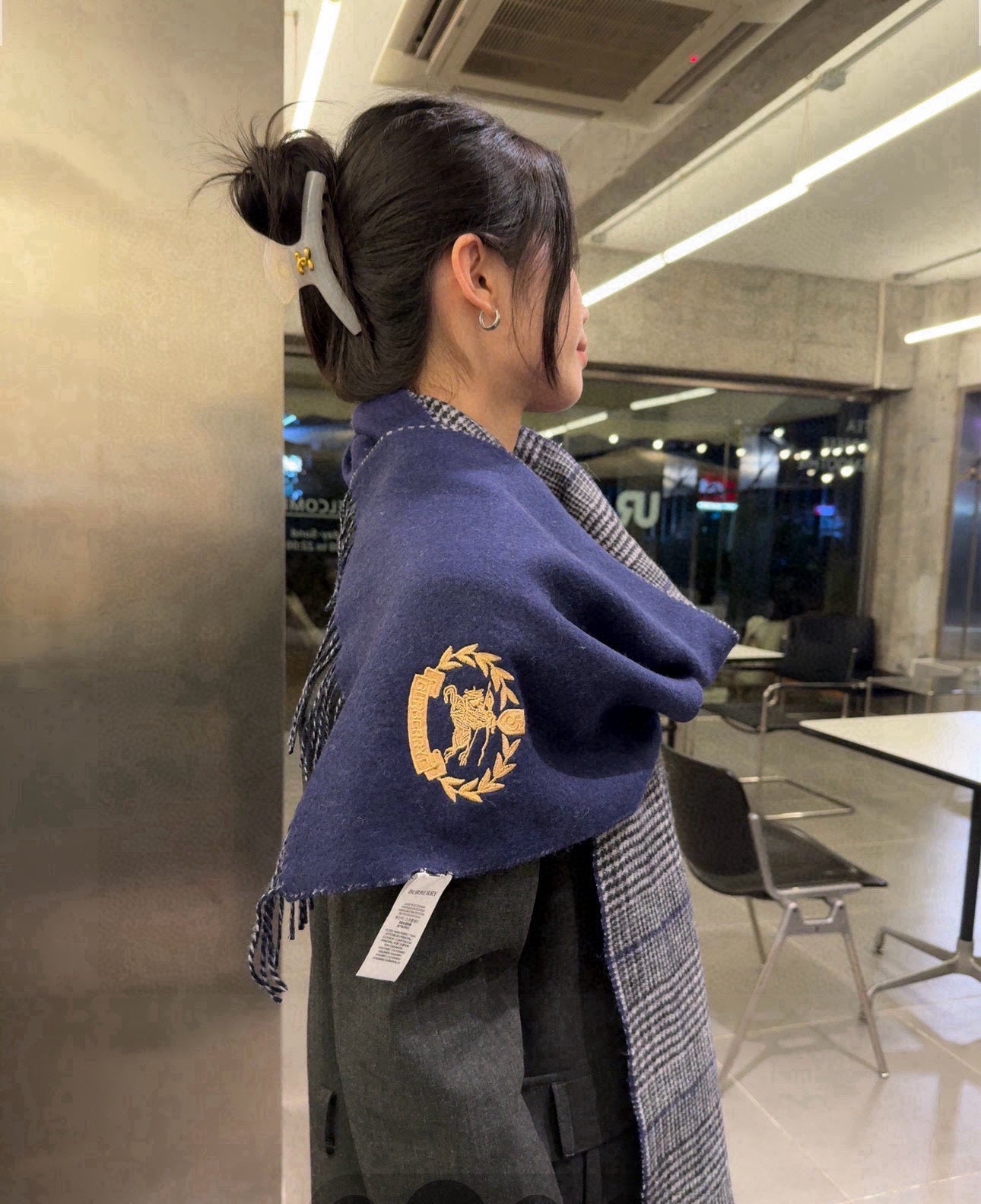 BBR SCARF 180 CM IN CASHMERE 481058