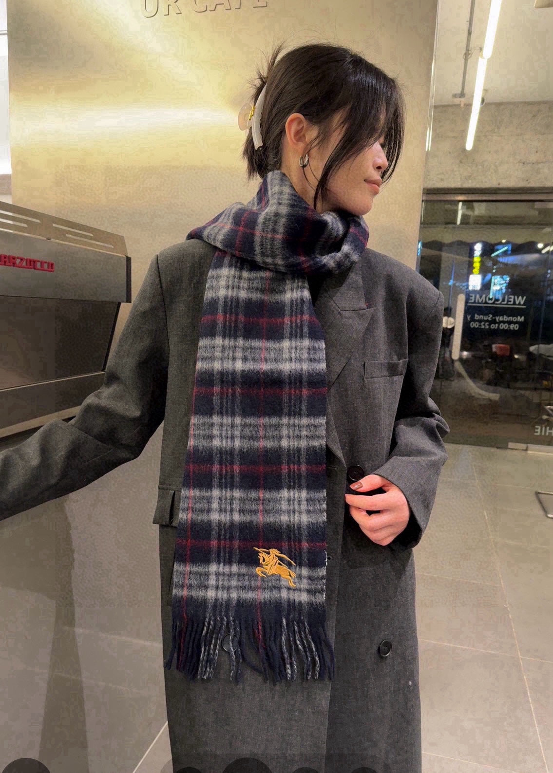 BBR SCARF 180 CM IN CASHMERE 483534