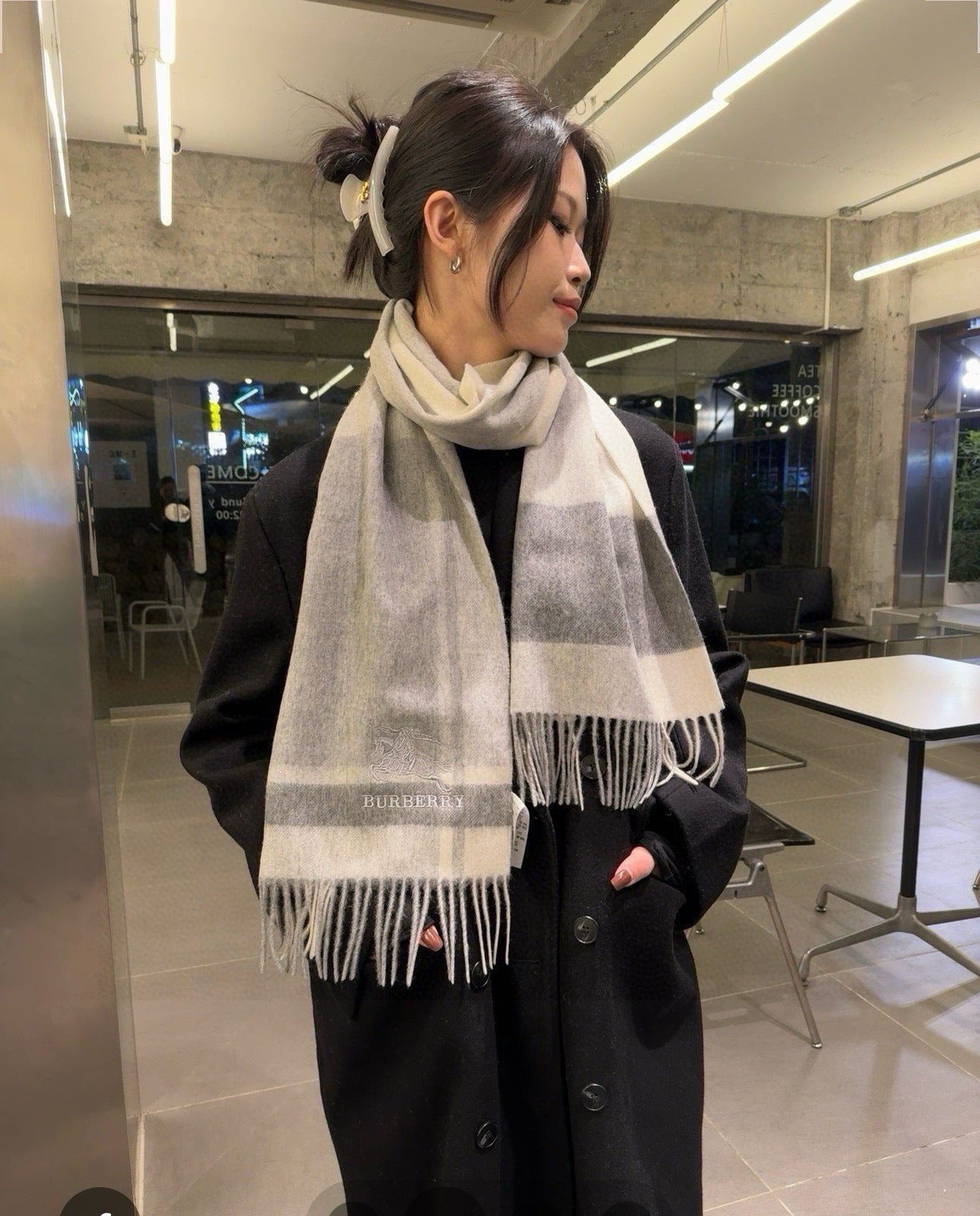 BBR SCARF 180 CM IN CASHMERE 483542
