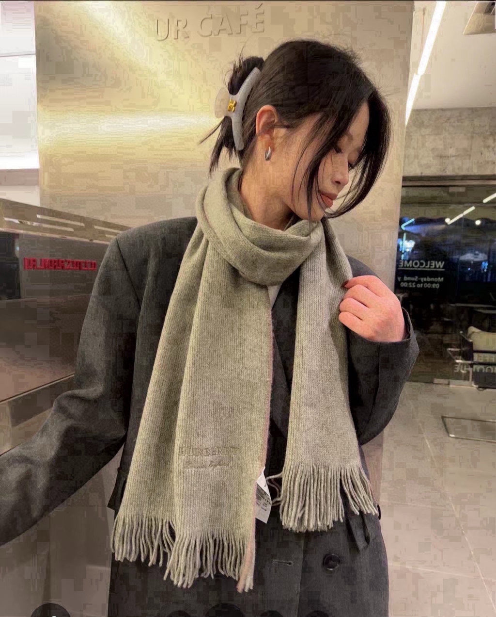 BBR SCARF 180 CM IN CASHMERE 489738