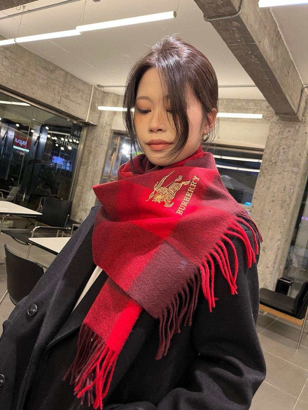 BBR SCARF 180 CM IN CASHMERE 489745