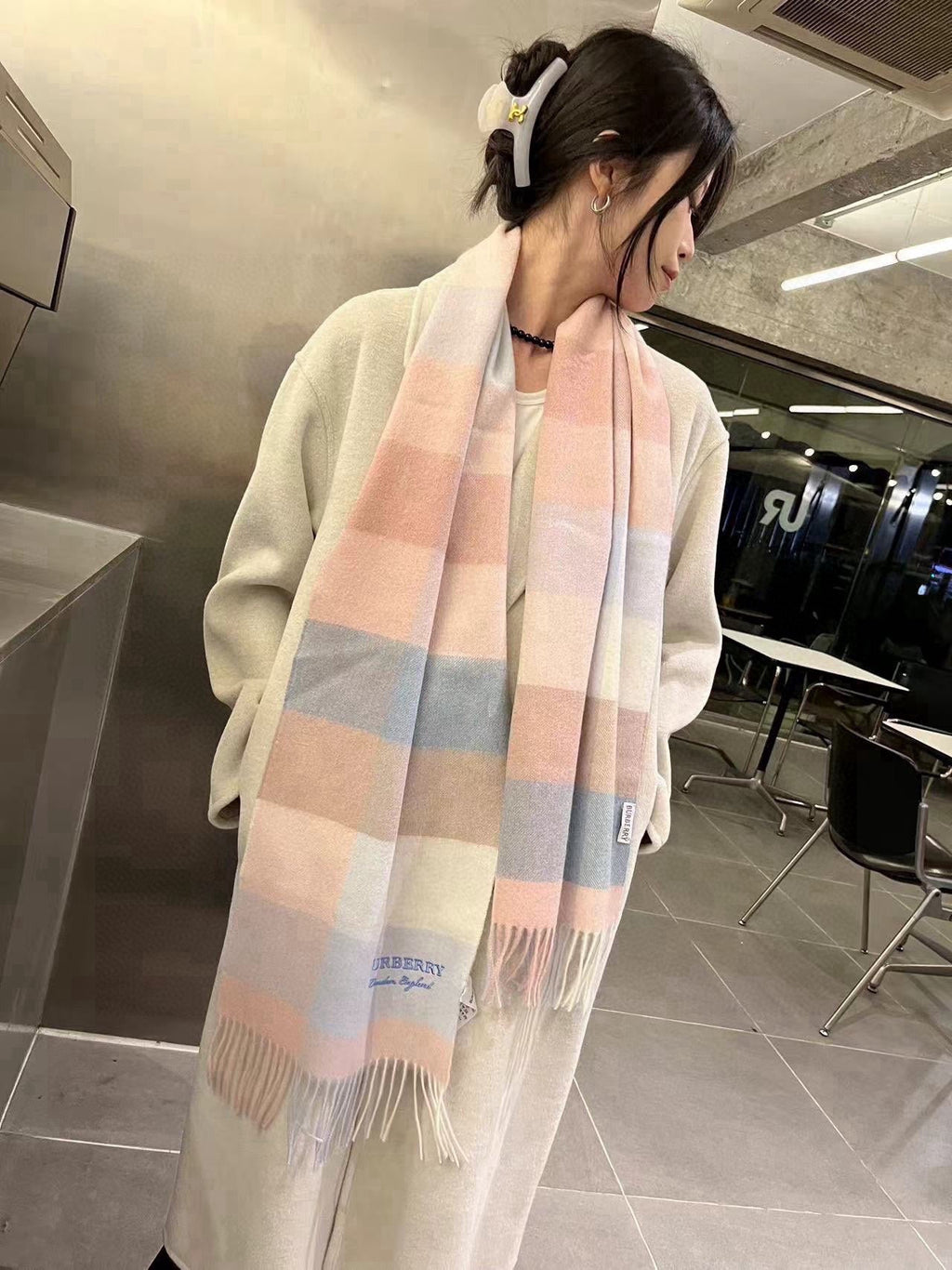 BBR SCARF 180 CM IN CASHMERE 489761