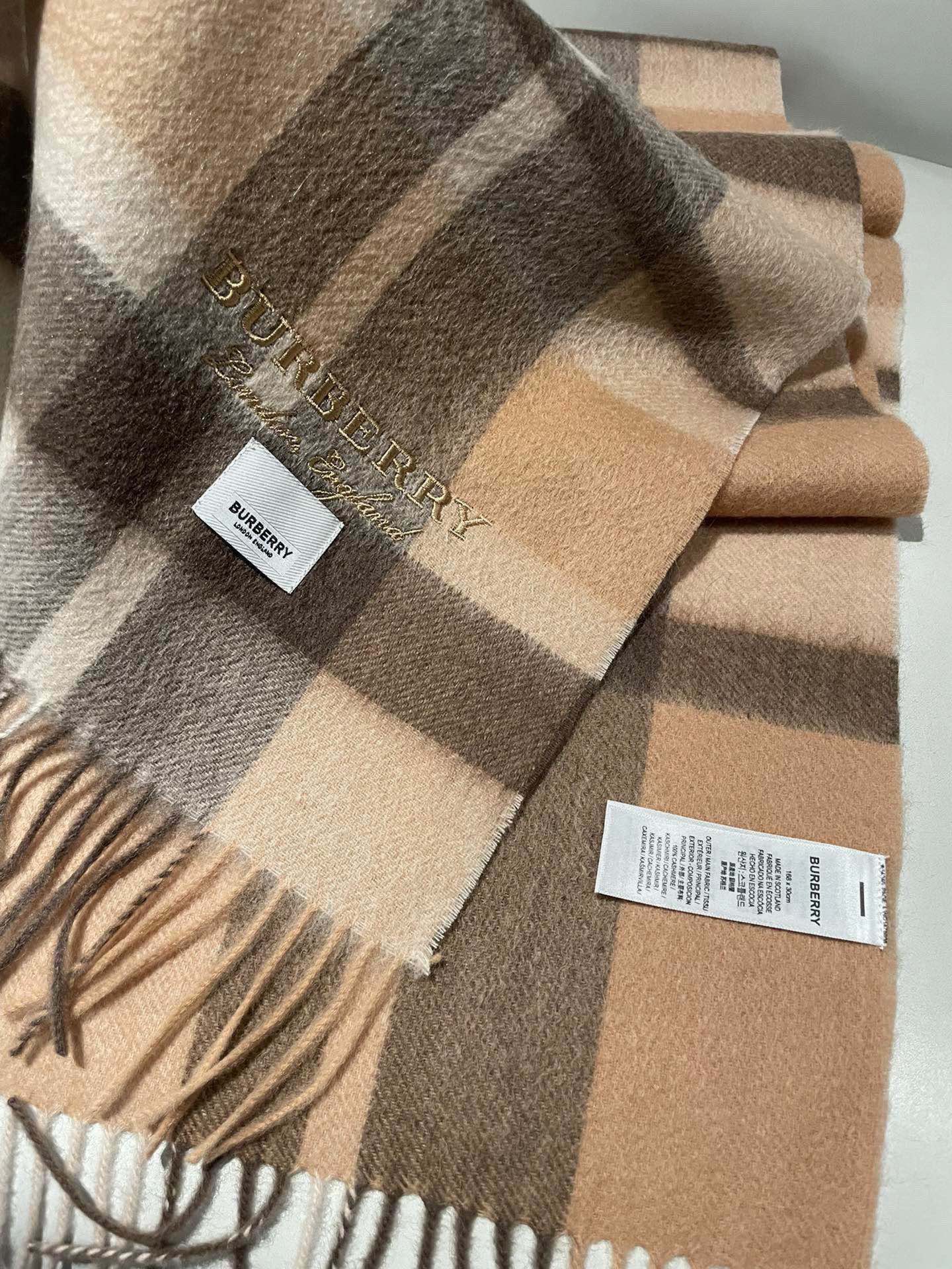 BBR SCARF 180 CM IN CASHMERE 486381