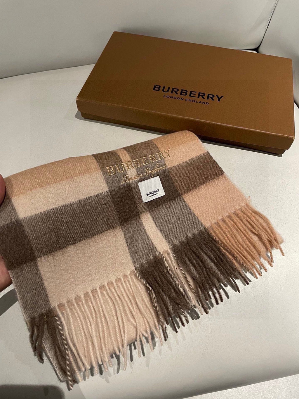 BBR SCARF 180 CM IN CASHMERE 486381