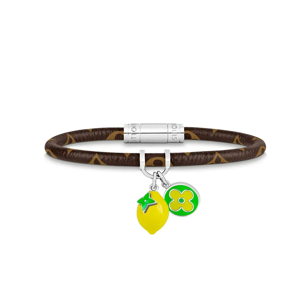 18K Louis Vuitton Hang It Fruits Lemon Bracelet