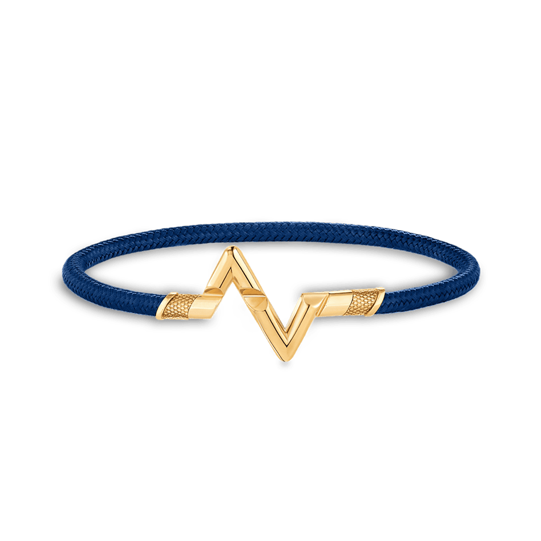 18K Louis Vuitton Volt Upside Down Play Blue Bracelet