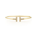 18K Tiffany Diamond Wire Bracelet